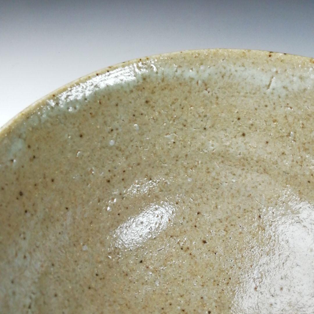 T561 茶碗 『灰釉 茶碗』『木器窯 田中和人』 共箱 抹茶碗 茶道具