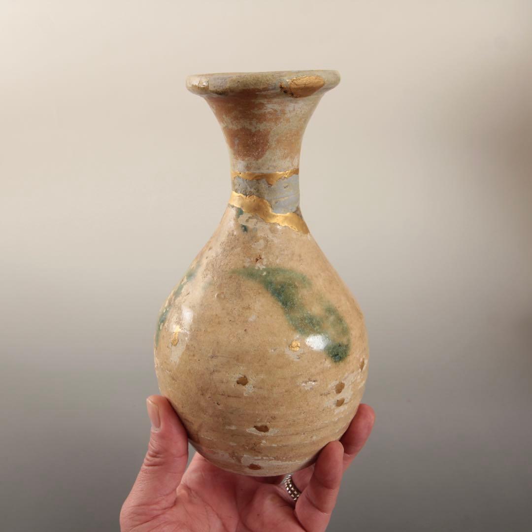 黄瀬戸 徳利 古美術 古道具 アンティーク 桃山〜江戸初期