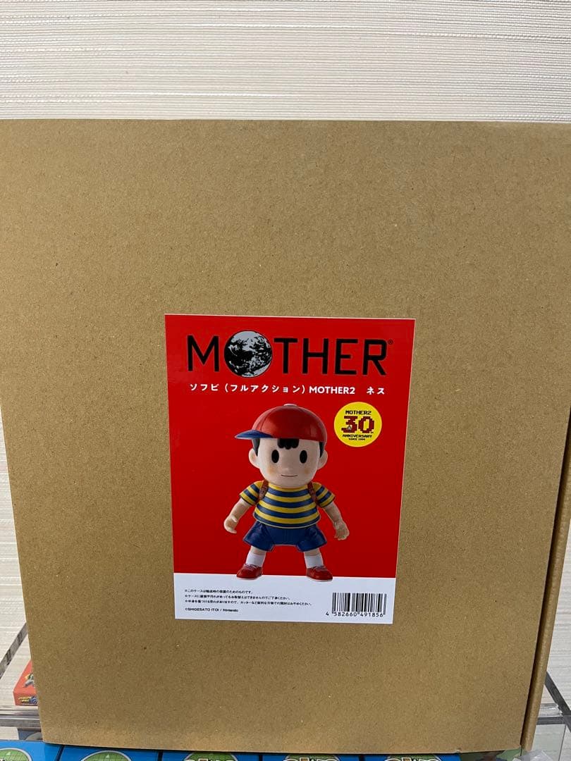 MOTHER2 ネス フィギュア 30周年記念 ソフビ ほぼ日
