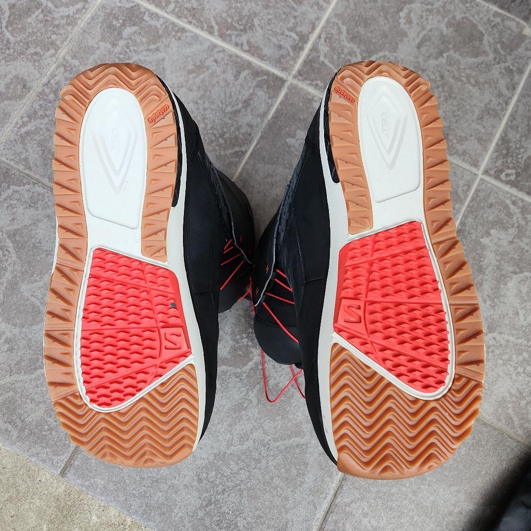 2回使用⭐Salomon DIALOGUE　Xスノーボードブーツ28cm黒赤