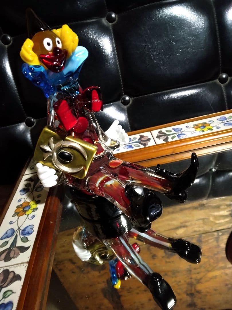 ムラーノガラス ガラス細工 イタリア製 ピエロ 道化師 ヴィンテージ 希少 ムラーノガラス ガラス細工 イタリア製 ピエロ 道化師 ヴィンテージ 希少