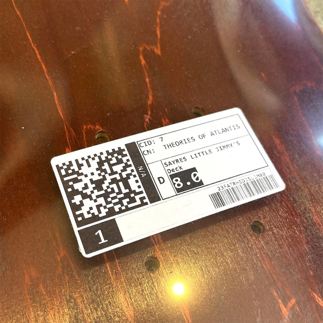 新品 TRAFFIC SAYRES LITTLE JIMMY'S DECK 8