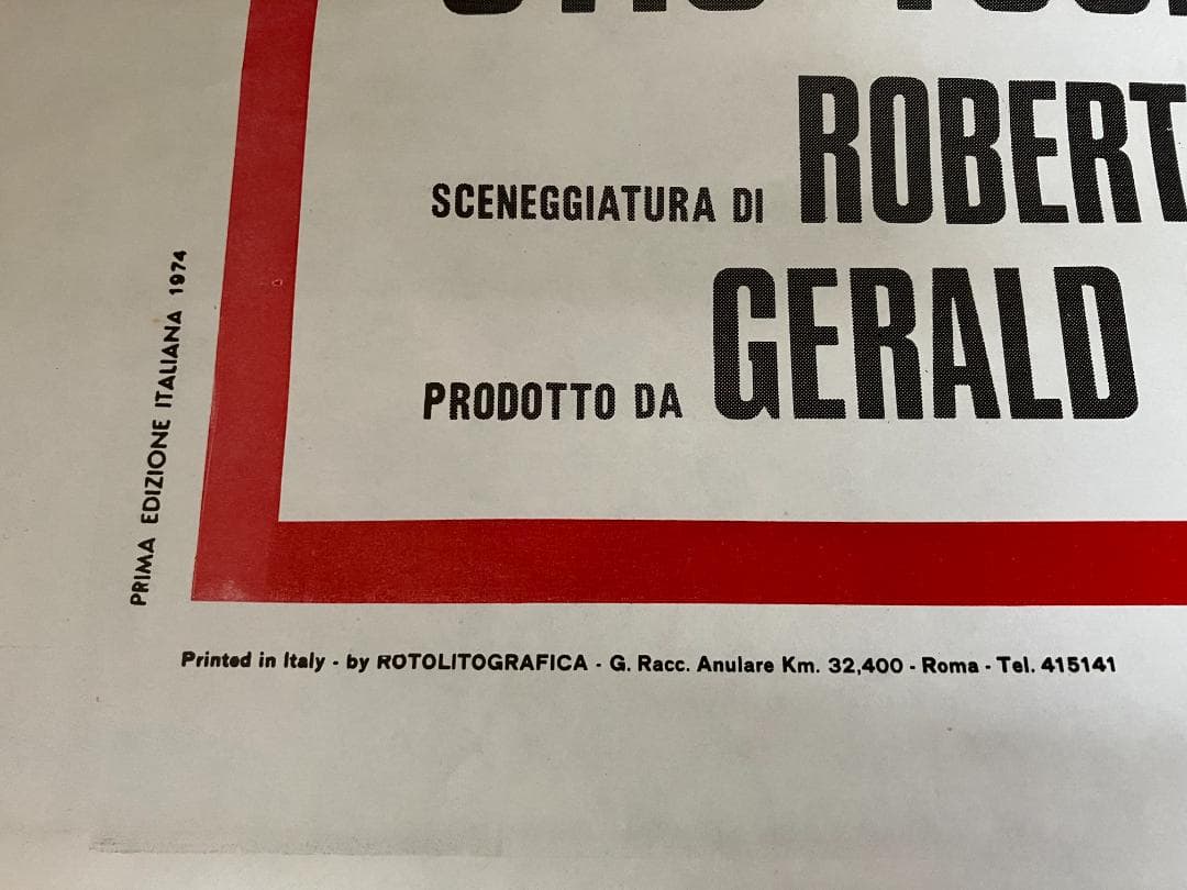 1974'sイタリア版 超特大！「さらば冬のかもめ」ジャックニコルソン