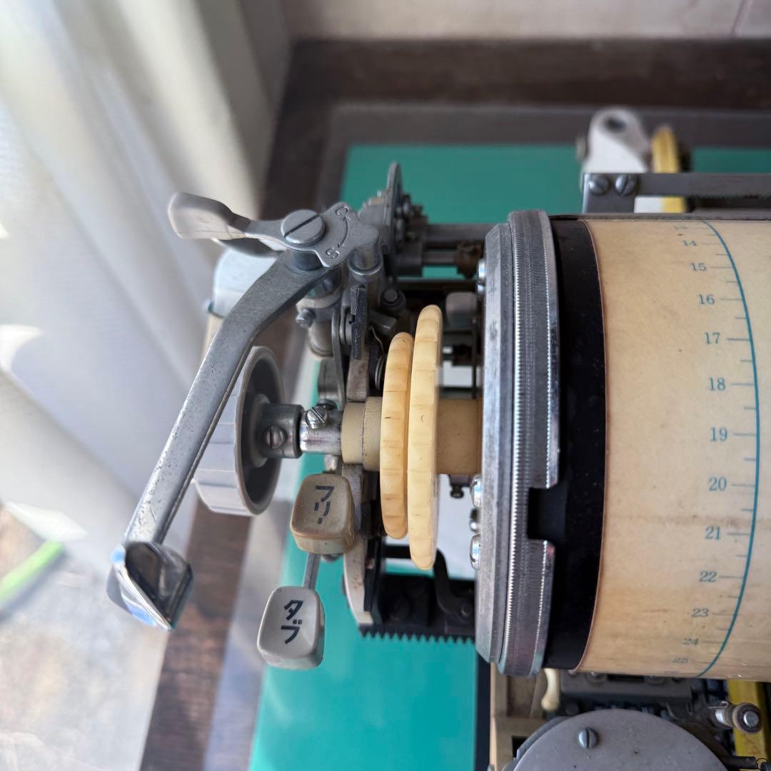 2240様感謝‼️希少‼️可動‼️日経　和文タイプライターとスペア文字『新撰組』三箱