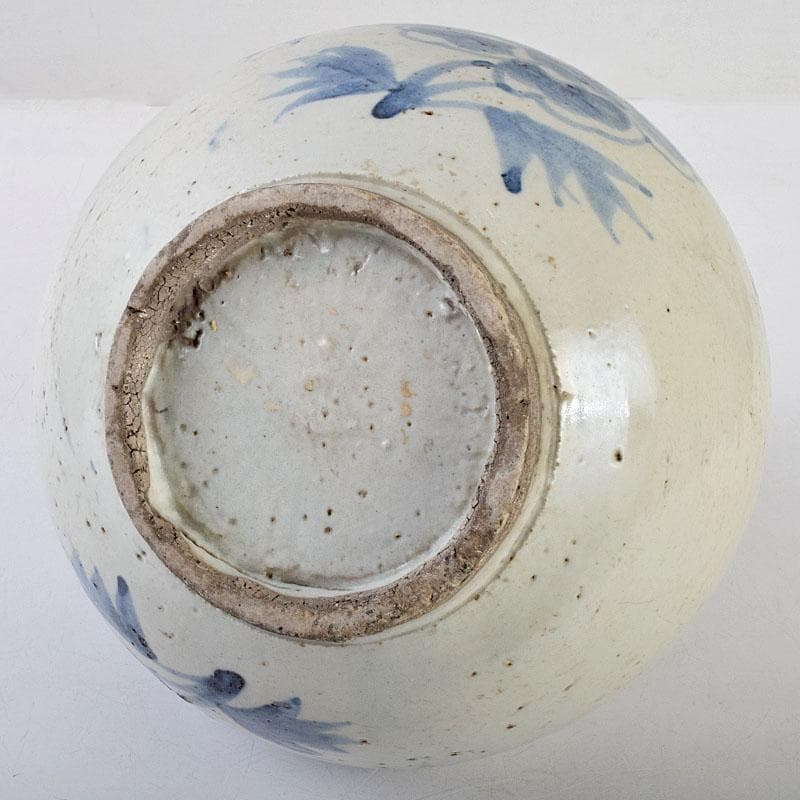 朝鮮美術 李朝 高麗白磁 染付 花文 壷 時代箱付 F R9160B - メルカリ