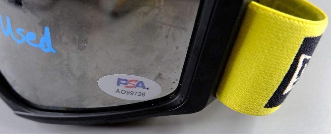 トミー・エドマン 2024年プレーオフ祝賀会実使用 直筆サインゴーグル