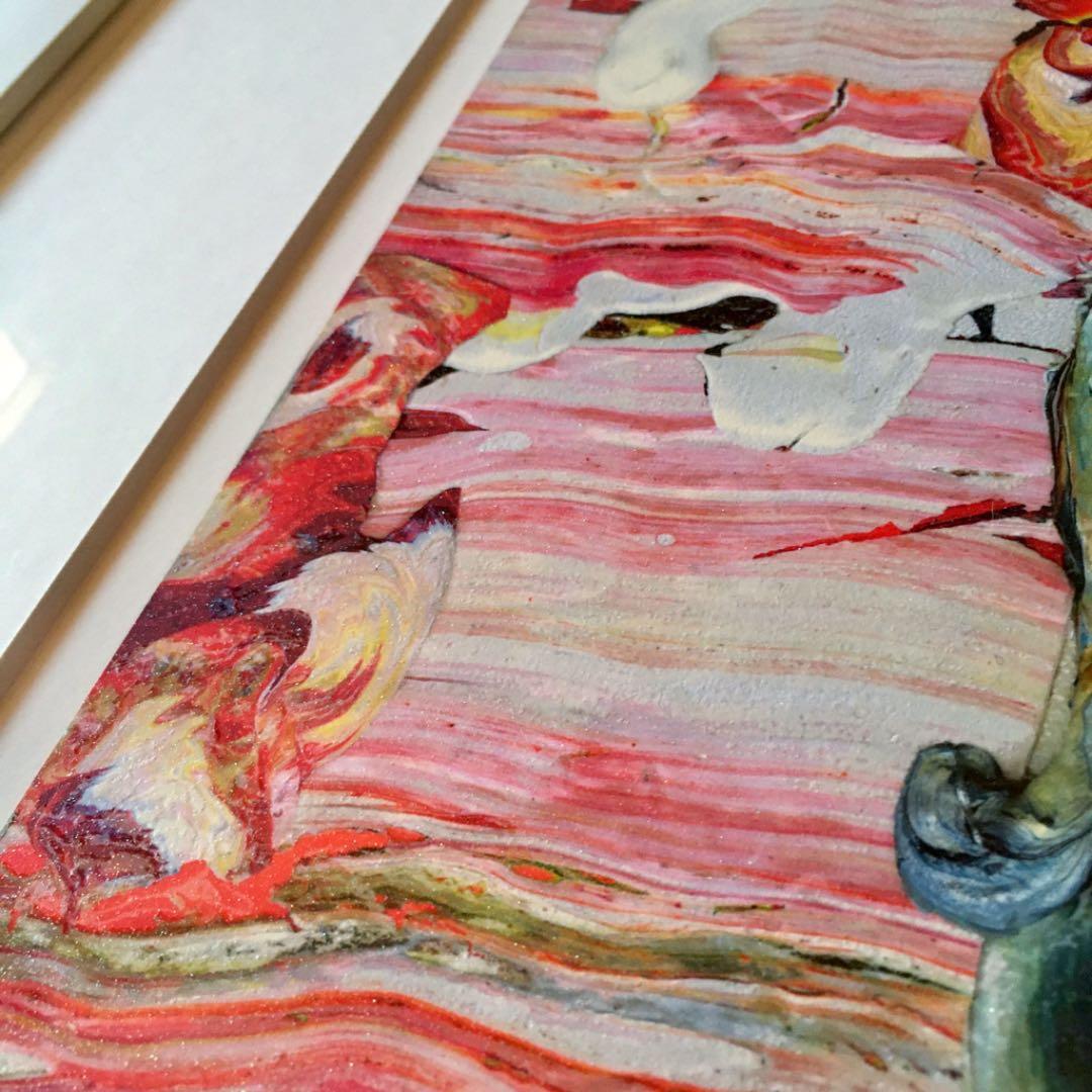 杉田陽平 サイン入り 版画 涙色の画家は透き通るダイヤのように