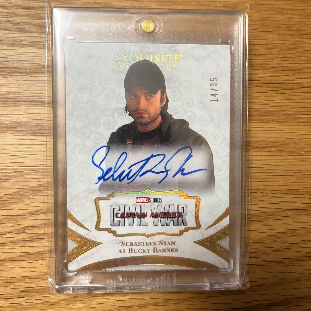 マーベル　直筆サインカード バッキー　セバスチャン•スタン サンダーボルツ マーベル 直筆サインカード バッキー セバスチャン•スタン サンダー