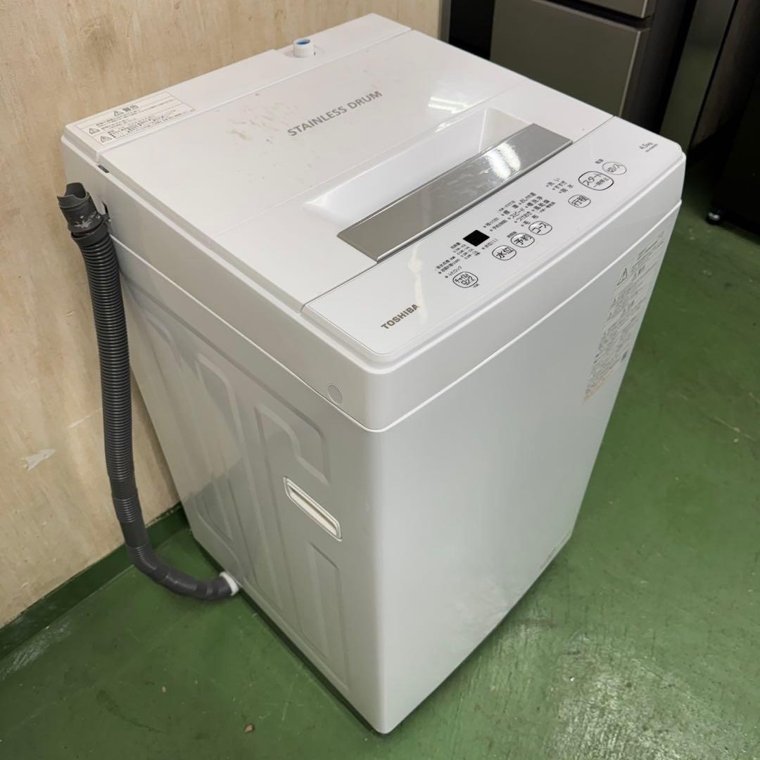 204★2022年製★ヤマダ　冷蔵庫　東芝　洗濯機　家電セット　一人暮らし