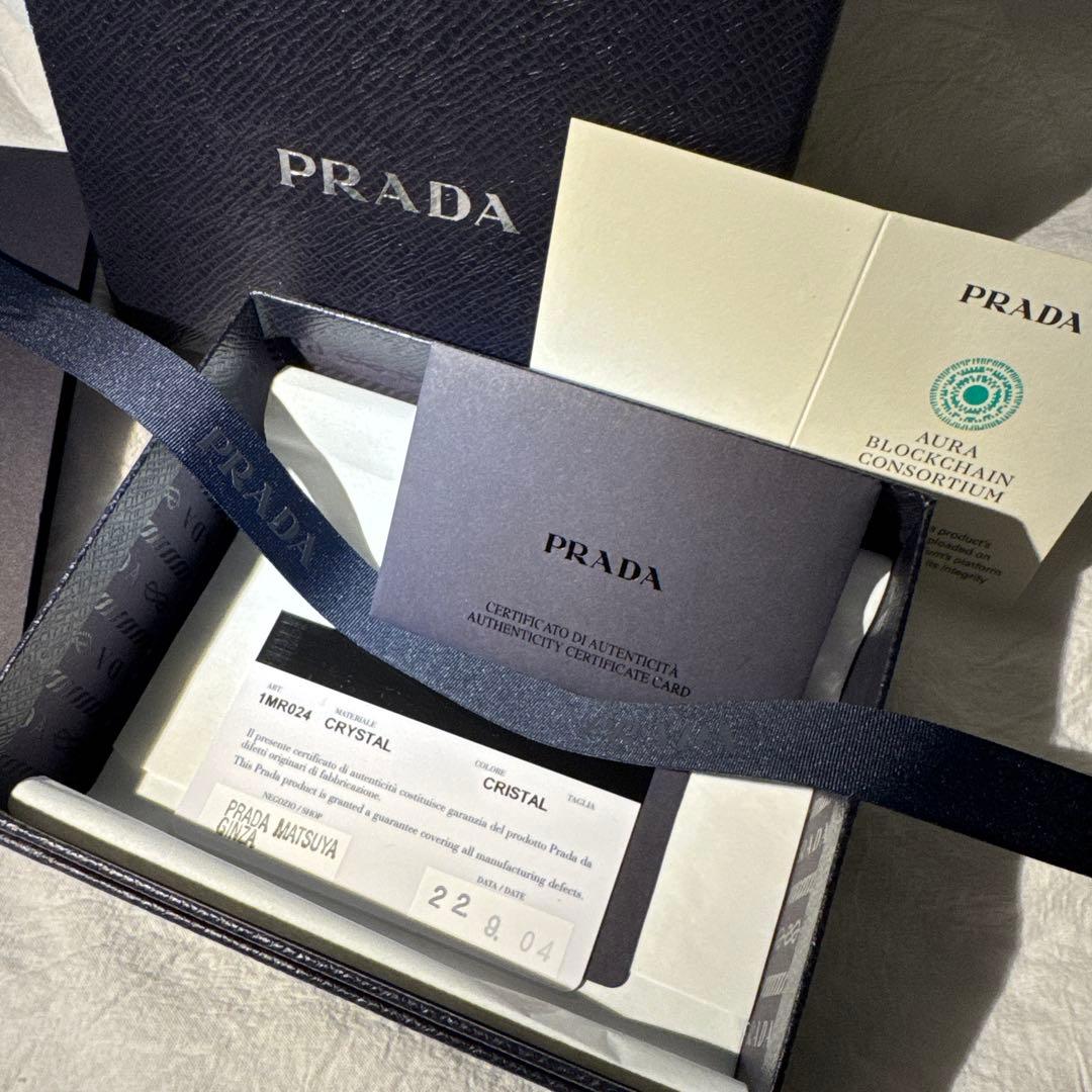 prada ミニバッグ ショルダー カードケース スワロフスキー