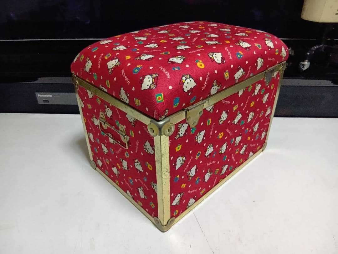 希少 1970's 初代 ハローキティ コレクション ボックス スツール