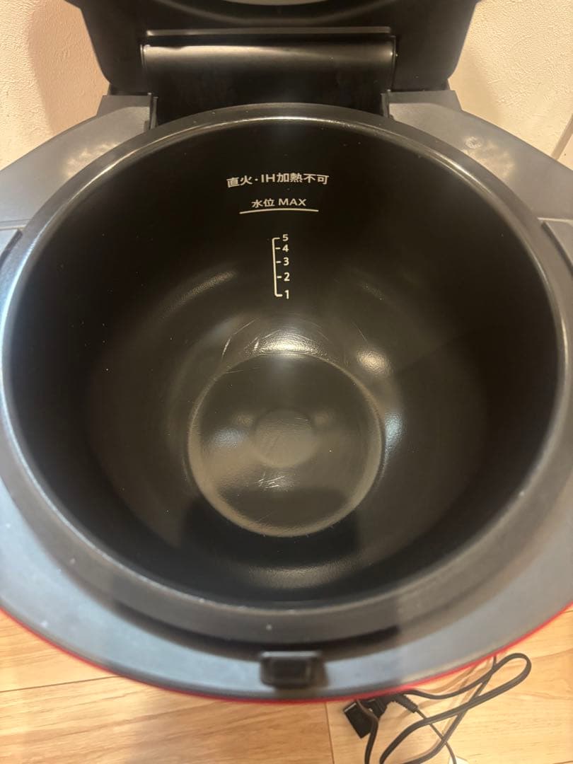 SHARP 自動調理炊飯器 KN-HW24G-R レッド