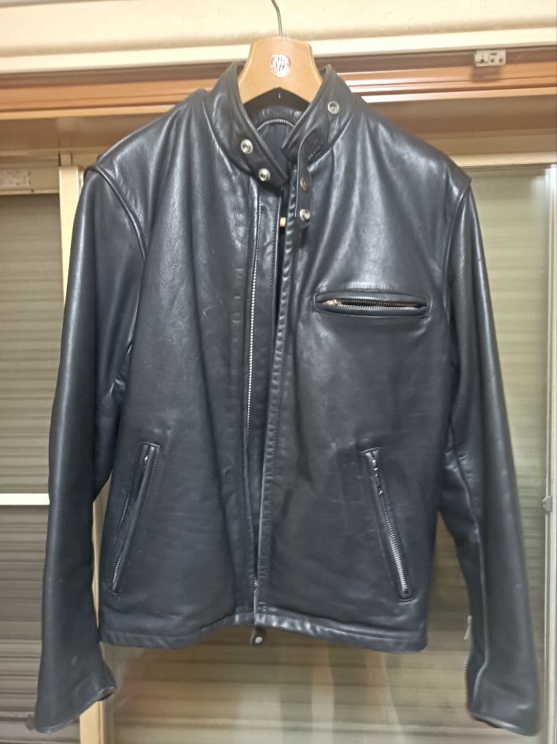 schott ショット 141 シングルライダース レザージャケット 36