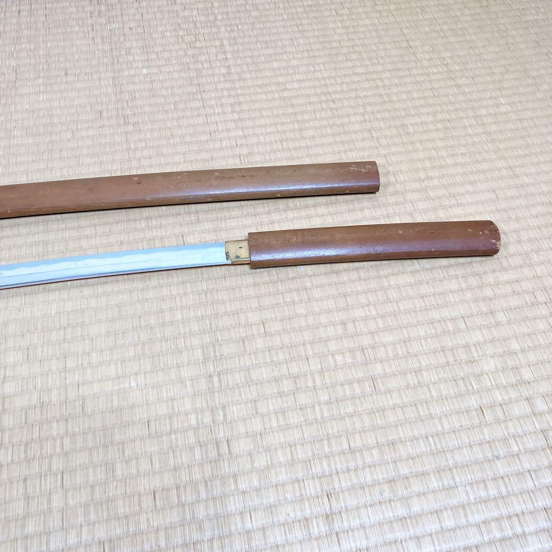 模造刀 脇差 白鞘 刃無し 鑑賞用 全長約84cm