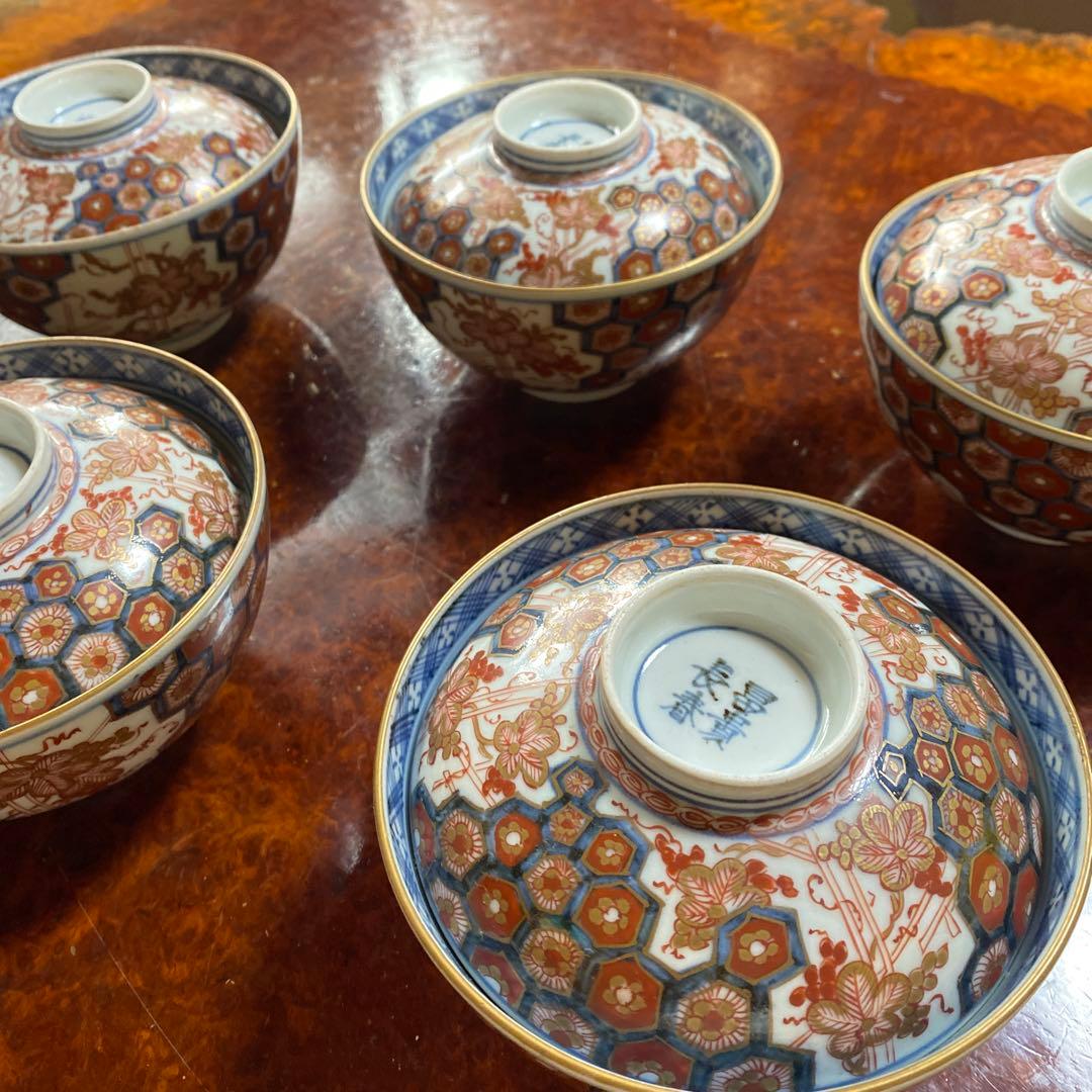 小野窯赤絵唐人画急須江戸時代九谷焼