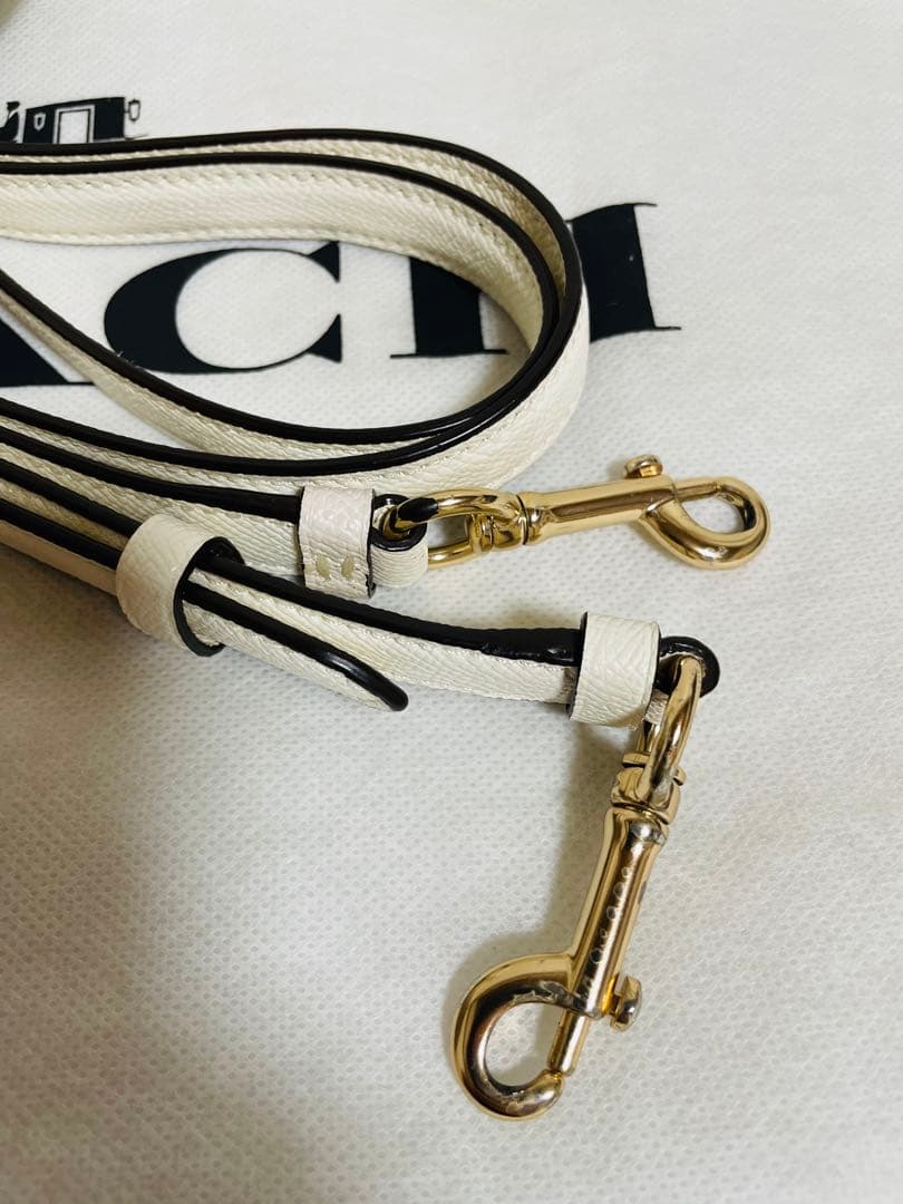 R*T様 ❤️COACH ❤️ コーチホワイトレザー ショルダーバッグ