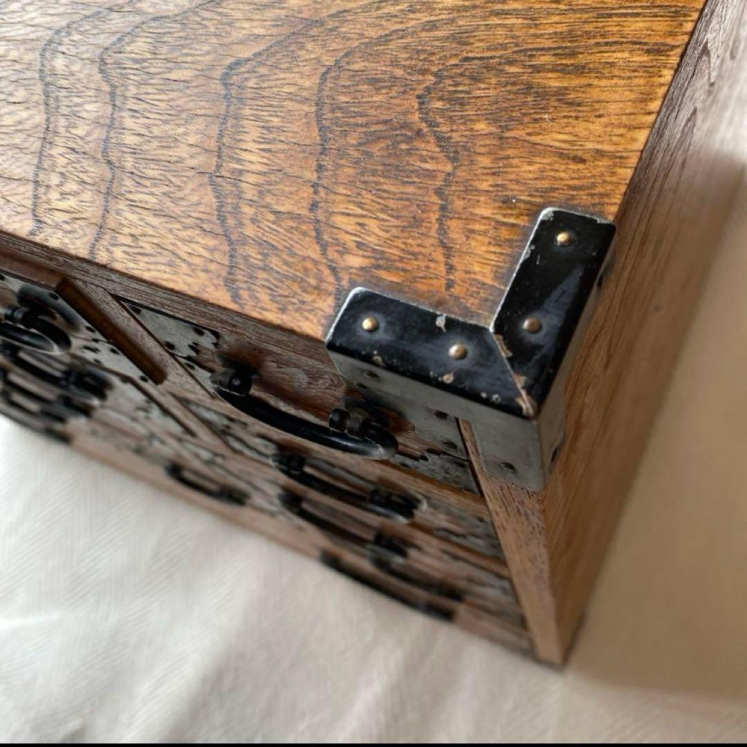 最終】小箪笥 薬箱 裁縫箱 小物棚 17杯 和モダン テレビ台 隠