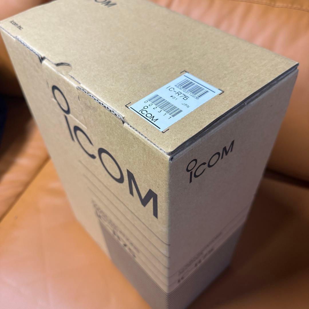 ICOM IC−R75 ／AD-55J 完動・未使用品 - メルカリ