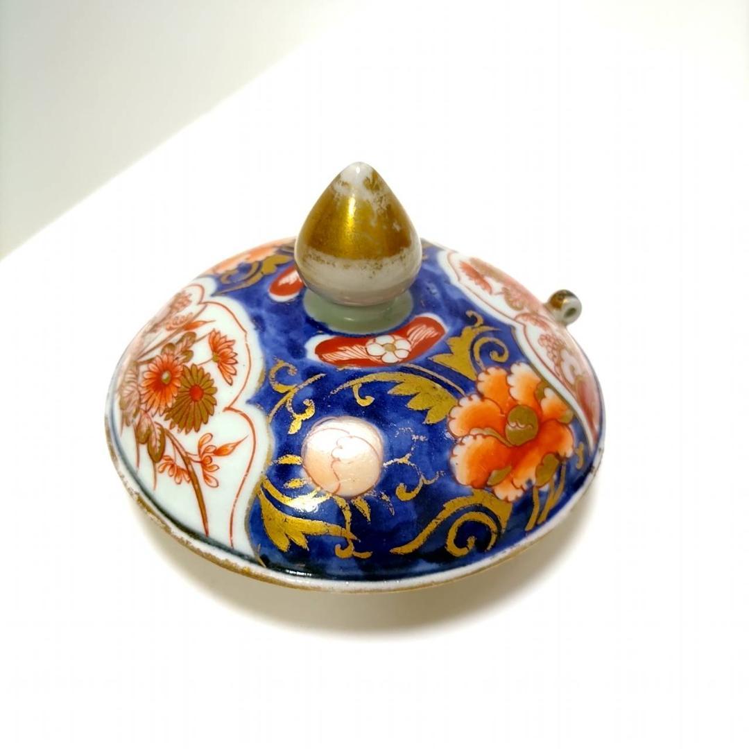 古伊万里 色絵菊花文ワインポット １７世紀 柿右衛門様式