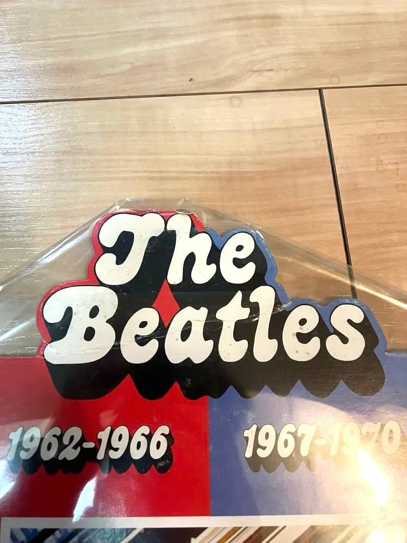 ビートルズ非売品店頭ディスプレイ 赤盤青盤