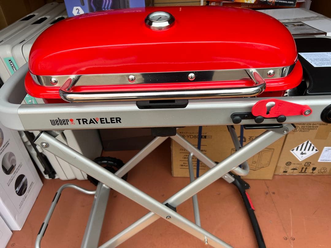 【未使用】Weber Traveler トラベラーガスグリル バーベキューコンロ