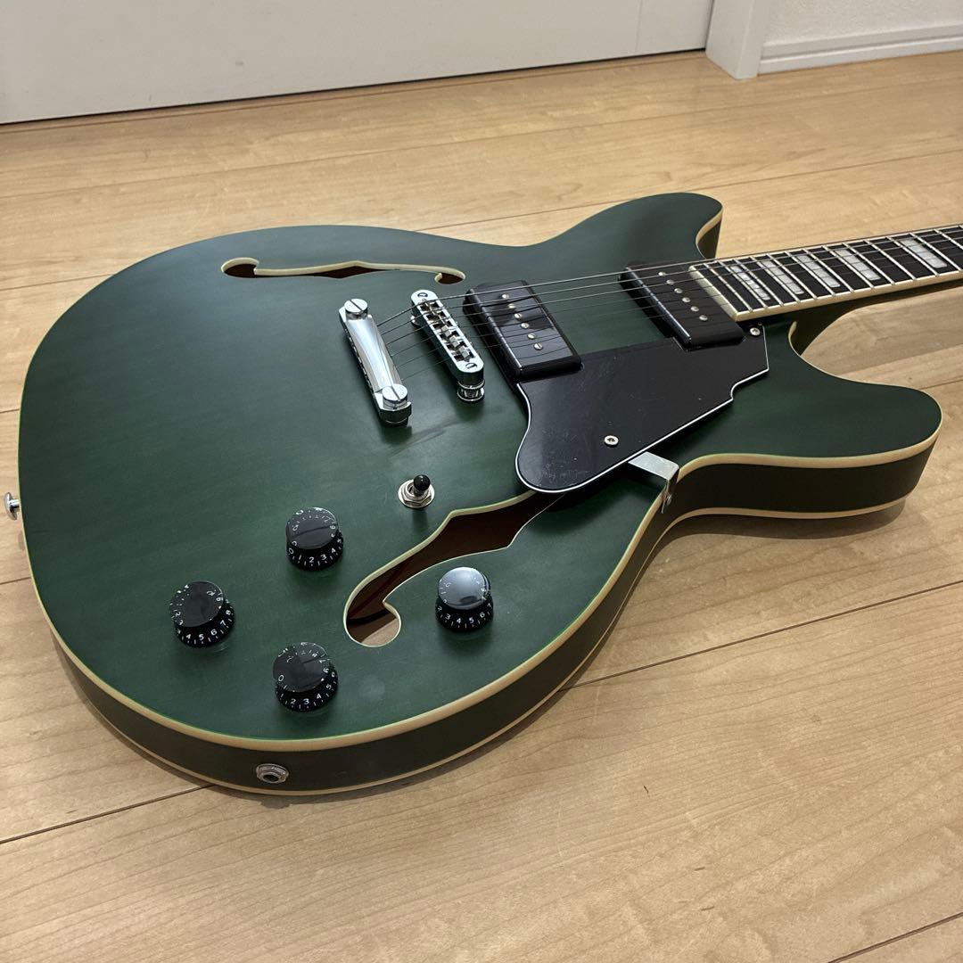 プレイテック SA20 Green セミアコースティックギター グリーン