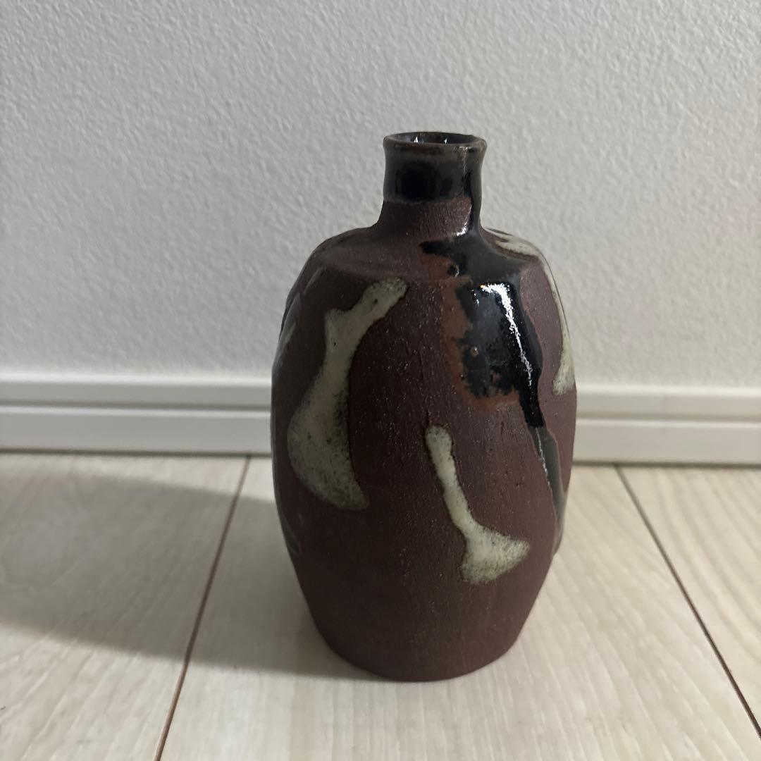 濱田庄司　流掛焼締徳利