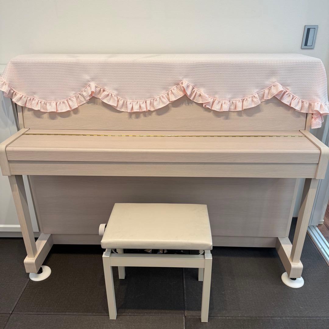 最終値下げ【美品/定価53万】カワイ アップライトピアノ（NF-15 Blanc