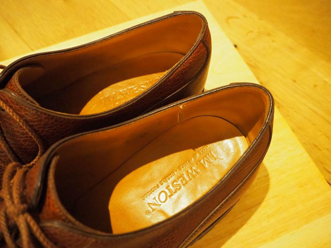 【美品】JM.WESTON GOLF ゴルフ 8D キルト＆純正シューツリー