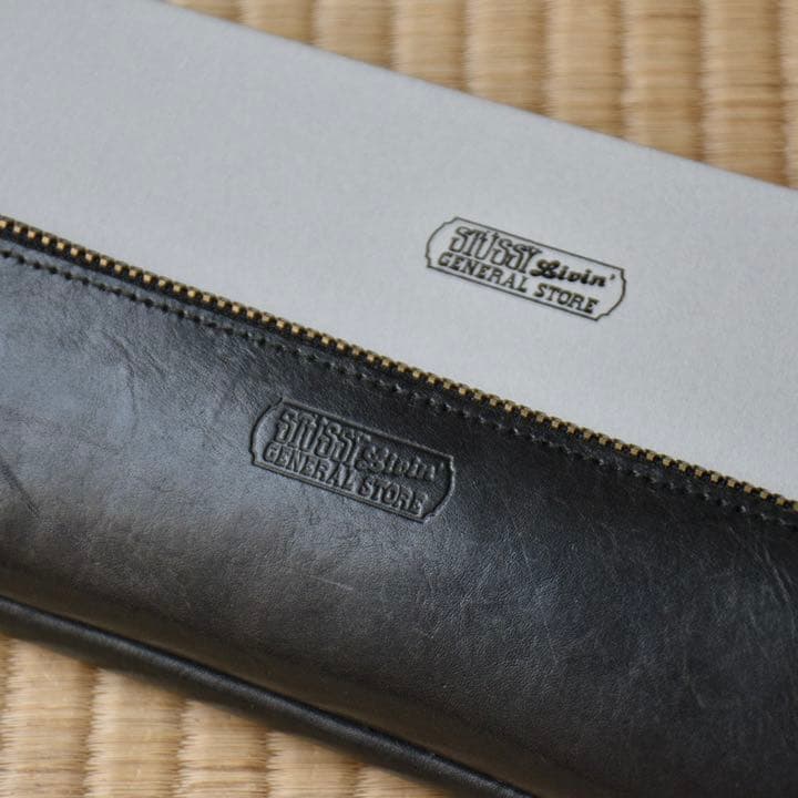 STUSSY Livin' ステューシーリビン レザーペンケース - メルカリ