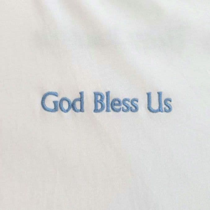 藤井風 Tシャツ ホワイト God Bless Us サイズM - メルカリ