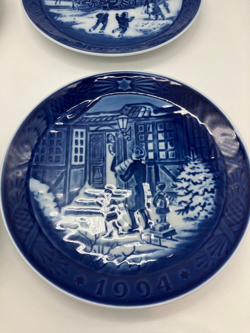 ロイヤルコペンハーゲン　イヤープレート　9枚 1991〜1999年　1990年代