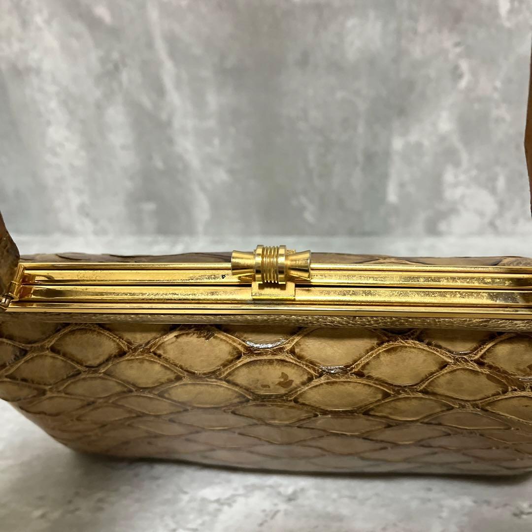 ✨希少✨穿山甲(センザンコウ) ハンドバッグ エキゾチックレザー 高級革 和装