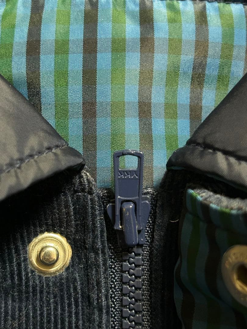 familiar ネイビー 中綿コート　90㎝　取り外しベスト付き　アウター