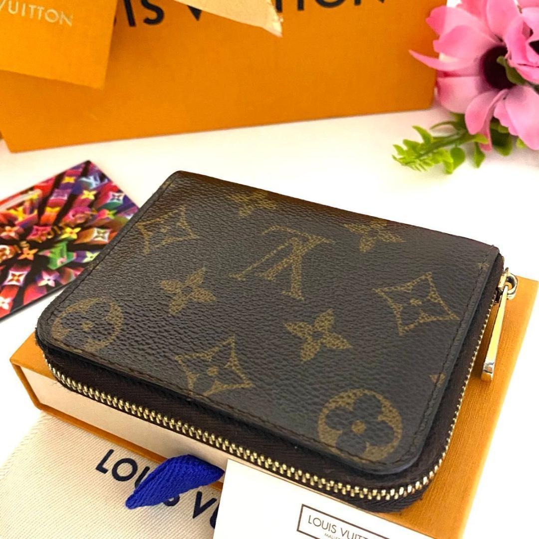 ルイ ヴィトン◎モノグラム パース ラウンドファスナー 小銭入れ ブラウン