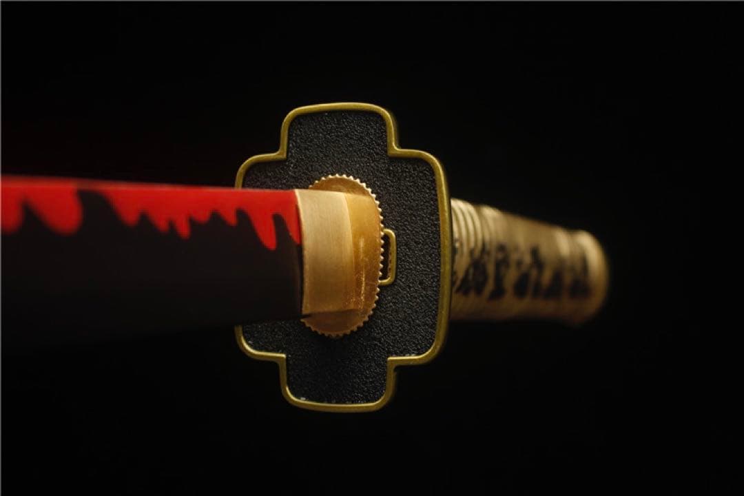 鬼滅の刃 継国縁一　日輪刀 皮革柄巻 双目釘