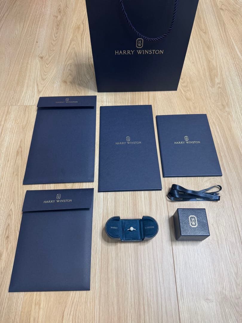 【美品】HARRY WINSTON ラウンドカットマイクロパヴェリング