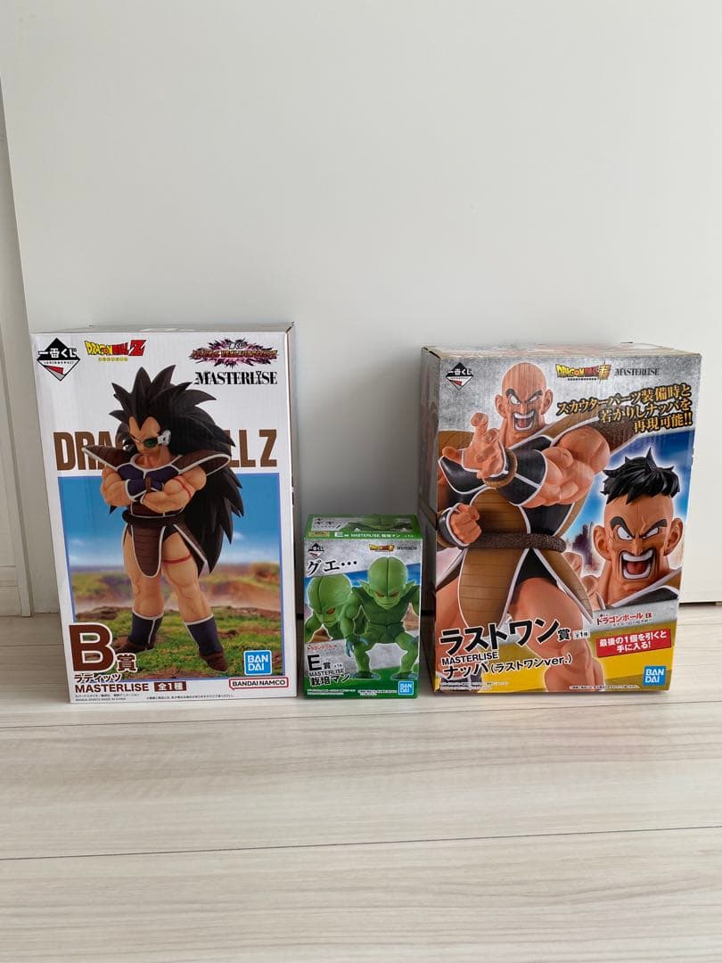 ドラゴンボール一番くじ ラストワン　大猿ベジータ ベジータA ナッパ 栽培　箱