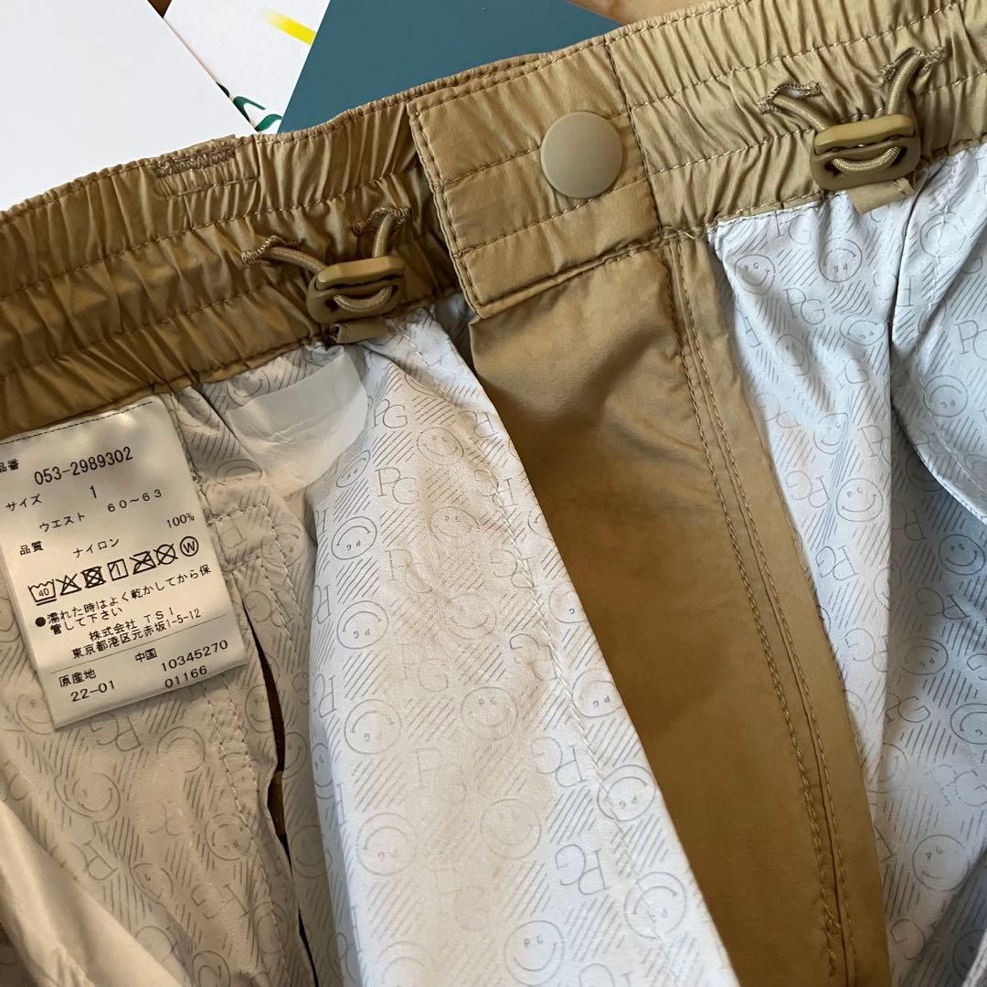 【26,400円 新品】パーリーゲイツ AQUAX 撥水 防水 レインパンツ 1