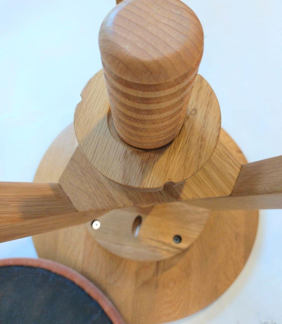 広松木工 LUME スツール スピンスツール オーク材