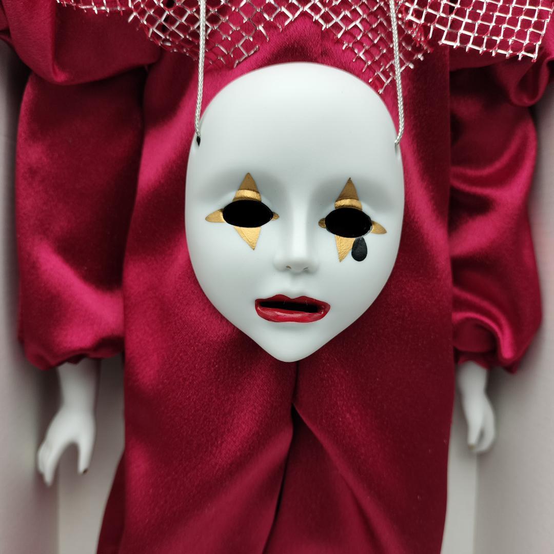 極美品】1986年製 三協 陶器製 ピエロ人形 52cm ビスクドール風 - メルカリ