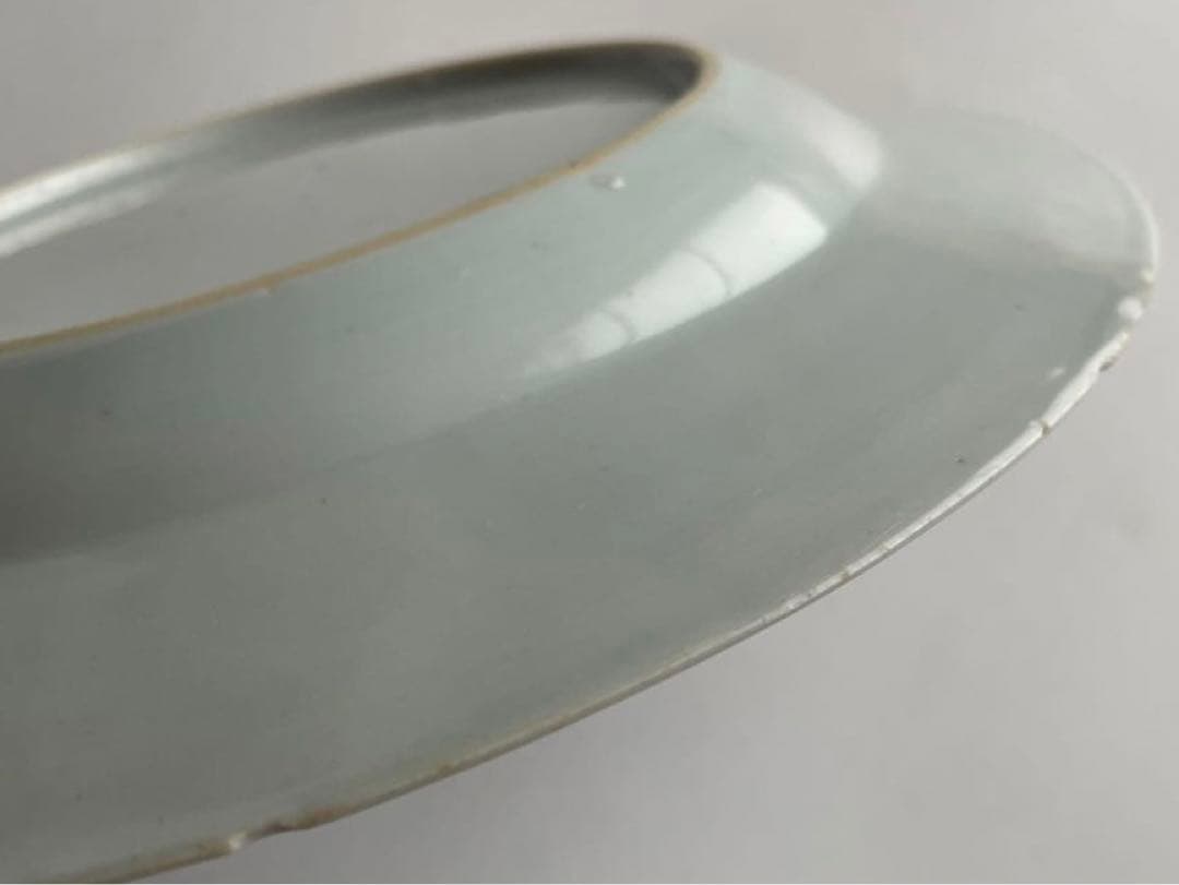 骨董 アンティーク 青花 染付 中国古陶磁 中国骨董 染付皿 花文様皿