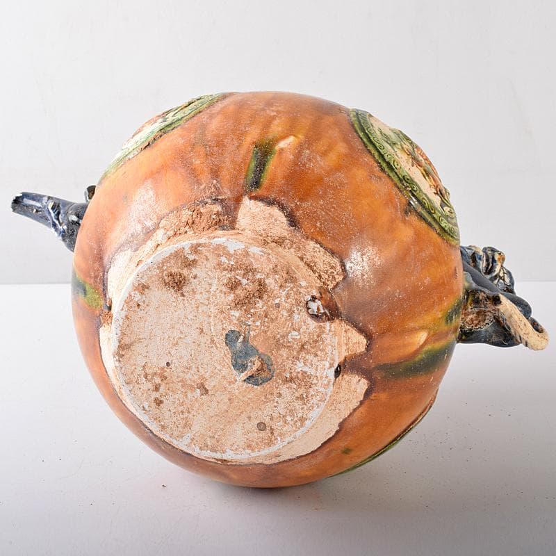 中国 唐三彩 獅子取手 獅子口 執壷 水注 V R8340B - メルカリ