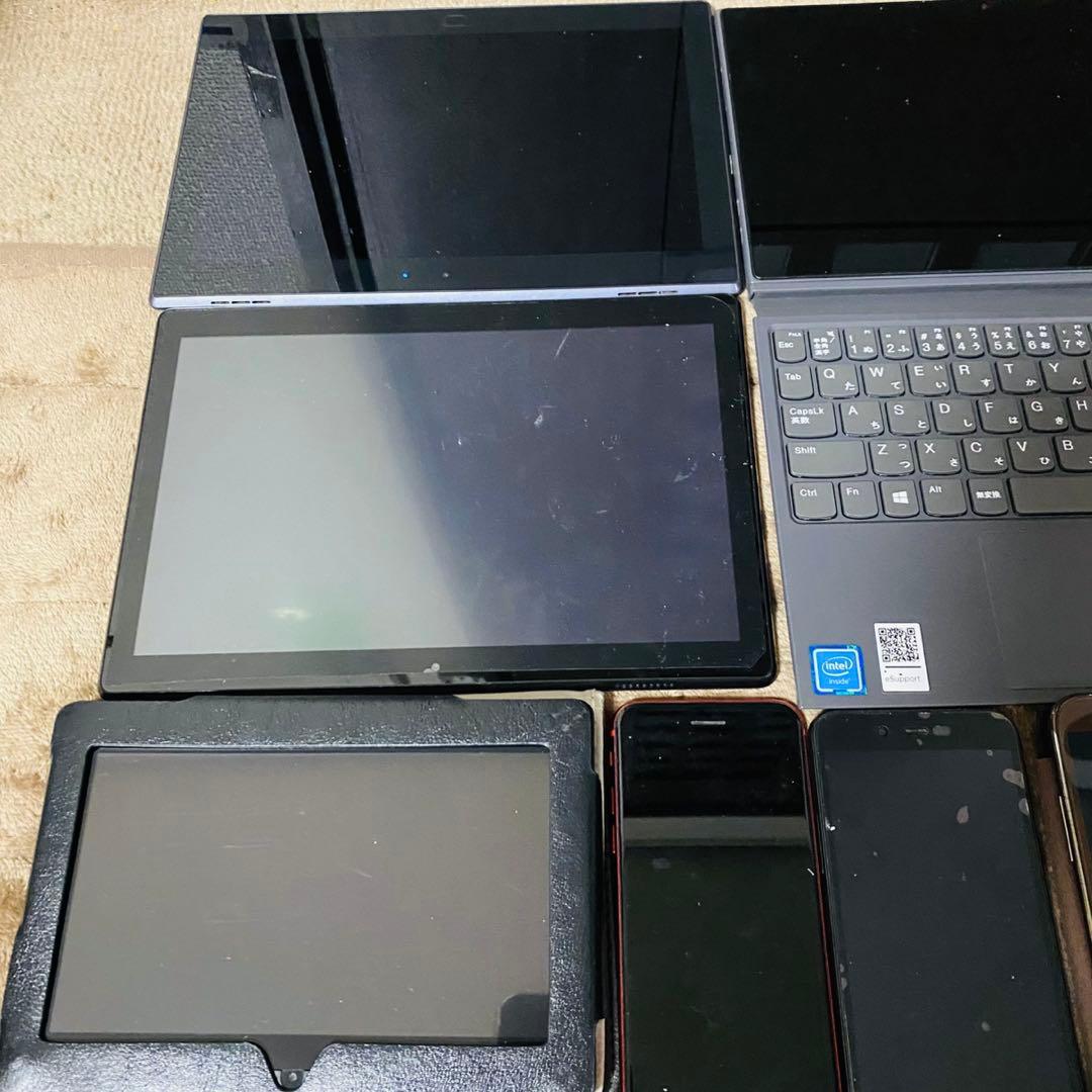 iPhone スマホ タブレット まとめ セット ガラケー パーツ取り