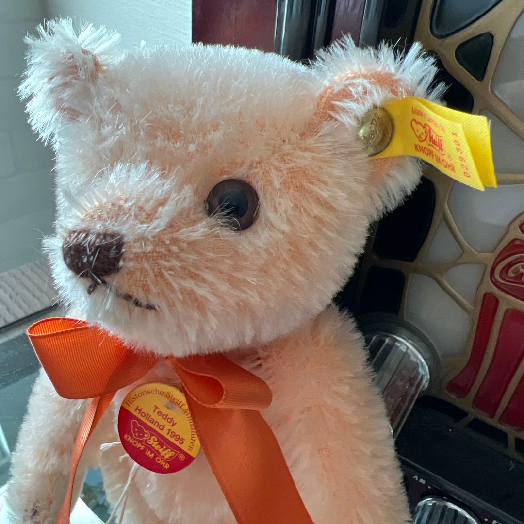 シュタイフ　テディベア　Holland 1995 オレンジ　Steiff