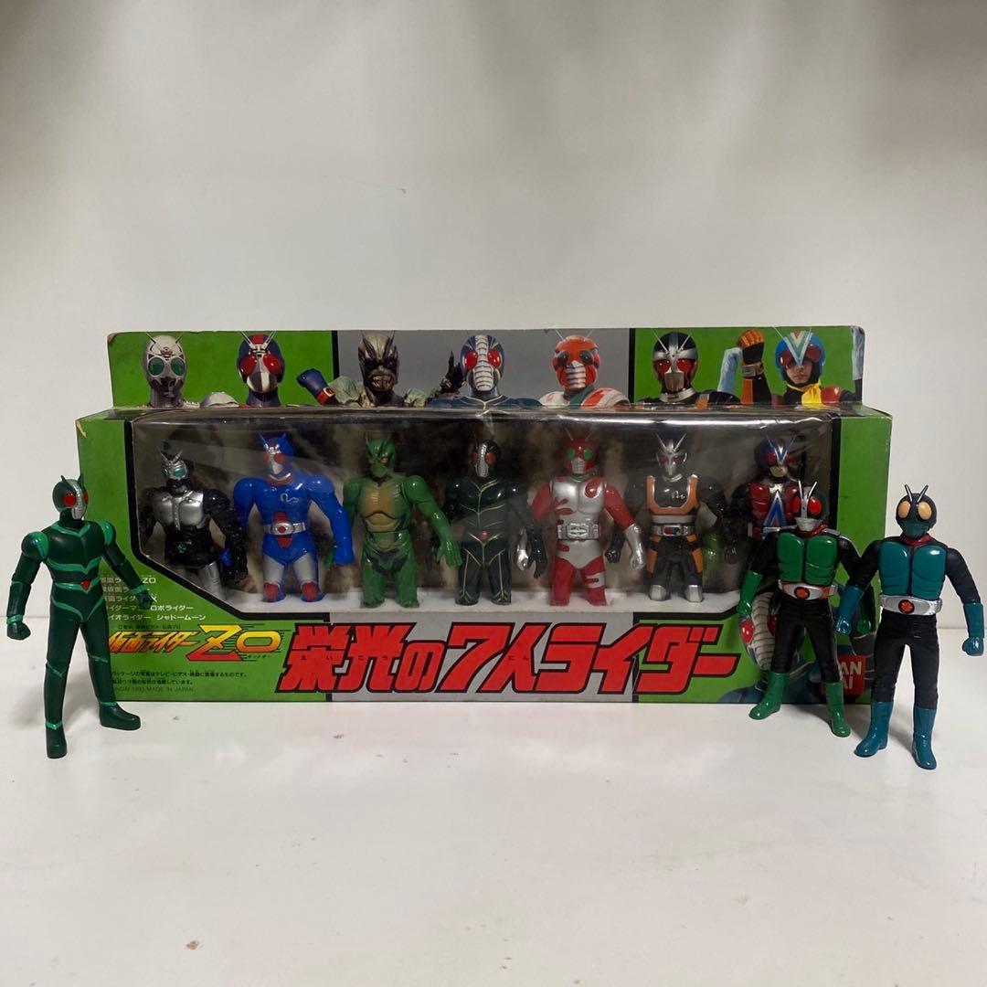 栄光の7人ライダー ソフビセット - メルカリ
