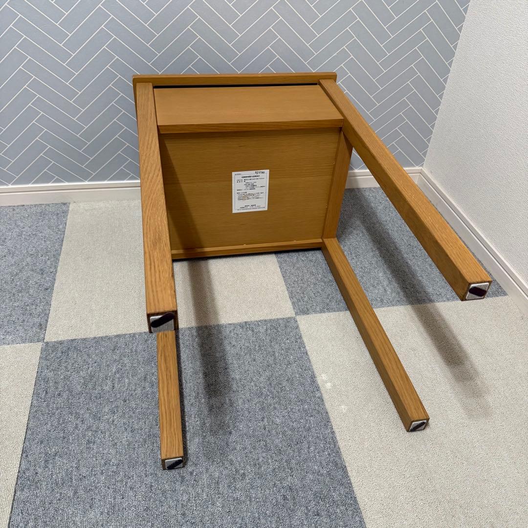 無印良品 ドレッサー 鏡台 コンパクト オーク材 北欧 椅子付き