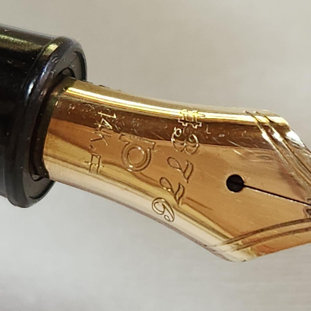 プラチナ URUSHI MAKI-E #3776 14K 中　蒔絵　京雲　桔梗？