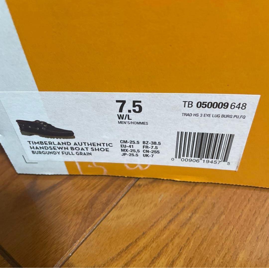 Timberland BURGUNDYデッキシューズ ティンバーランド　ah.h