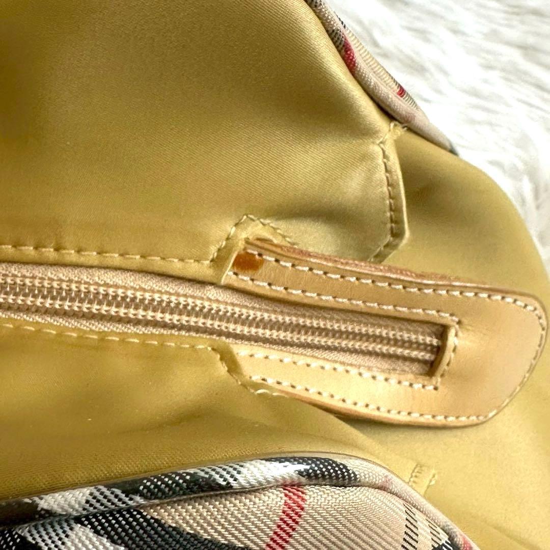 訳あり新品✨バーバリーズ ショルダーバッグ イエロー ノバチェック タグ付き